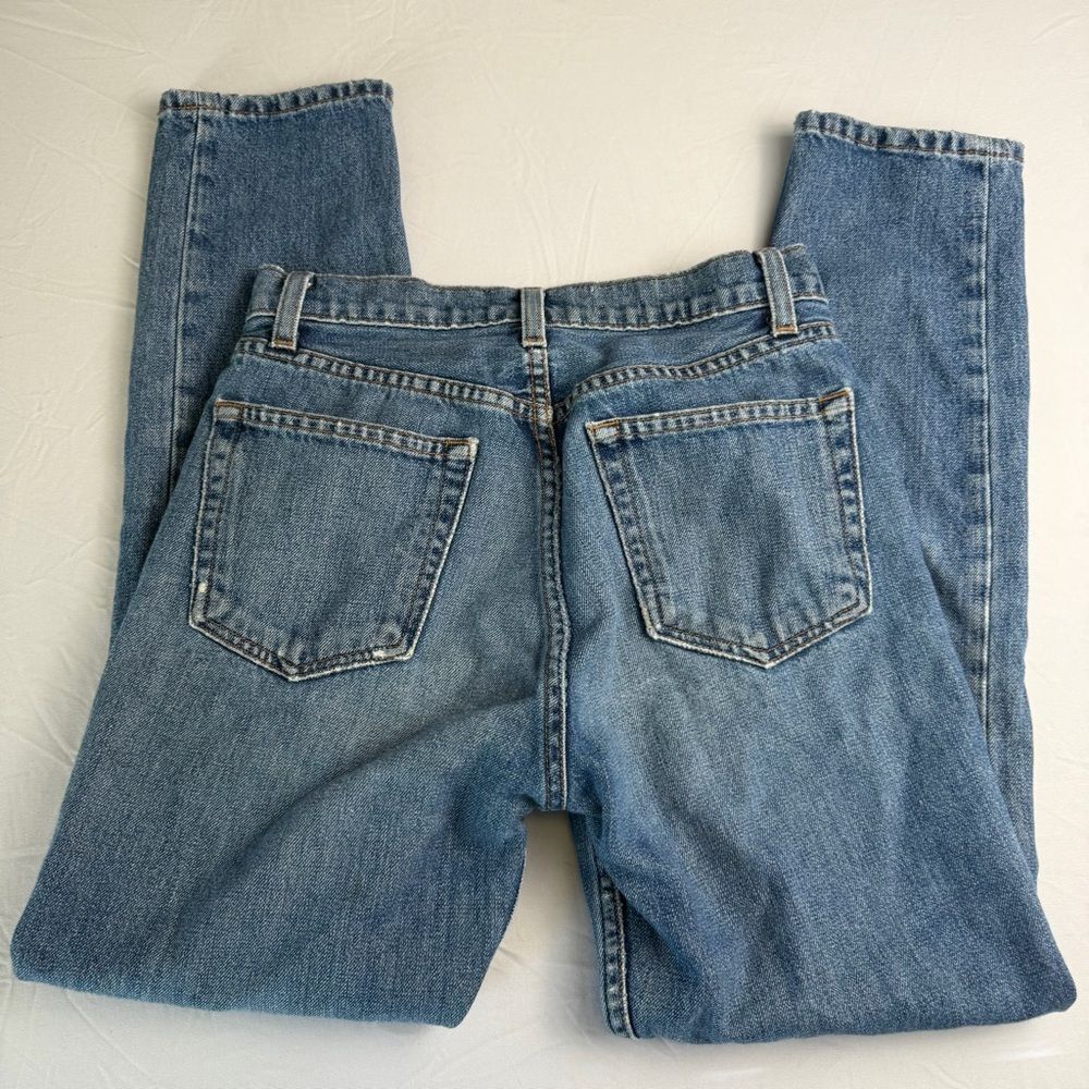 Reformation Julia High waisted Cigarette Jeans Baltic blue size 24 - Picture 3 of 9